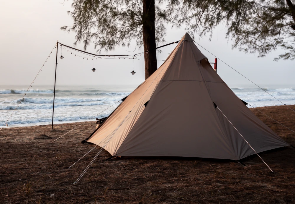 glamping teepee tent